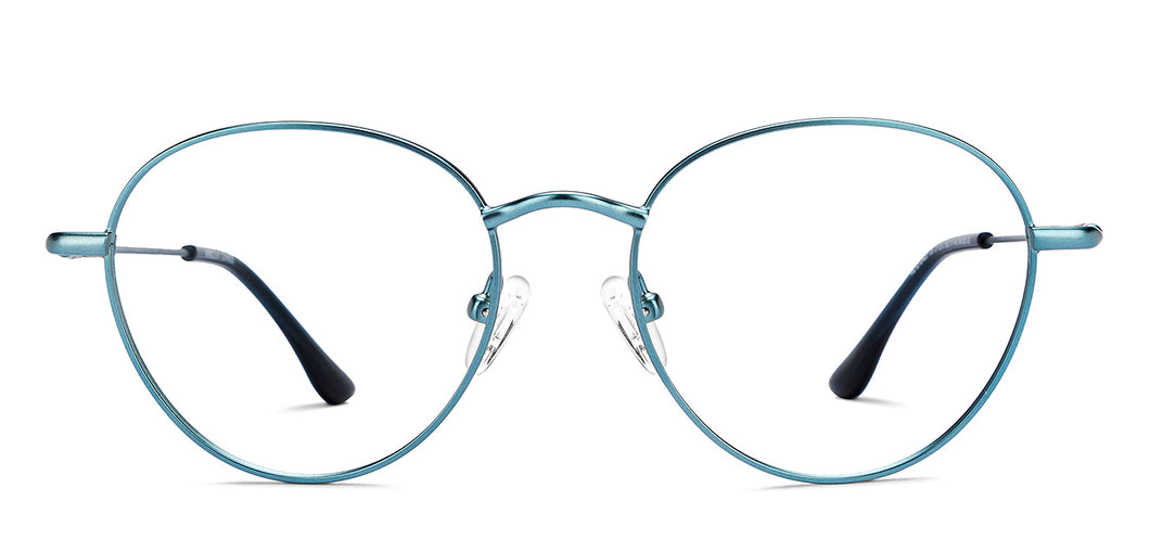 Blue Round Full Rim Unisex Eyeglasses by Vincent Chase Online-211213