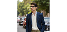 Load image into Gallery viewer, Blue Square Full Rim Unisex Eyeglasses by John Jacobs-236869