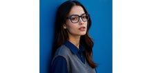 Load image into Gallery viewer, Blue Square Full Rim Unisex Eyeglasses by Lenskart-232711