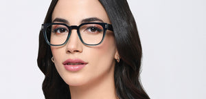 Blue Square Full Rim Unisex Eyeglasses by Vincent Chase-217699
