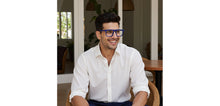 Load image into Gallery viewer, Blue Square Full Rim Unisex Eyeglasses by Vincent Chase-224521