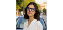 Load image into Gallery viewer, Blue Square Full Rim Unisex Eyeglasses by Vincent Chase-224521