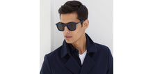 Load image into Gallery viewer, Blue Wayfarer Full Rim Unisex Sunglasses by John Jacobs-226548