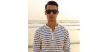 Load image into Gallery viewer, Blue Wayfarer Full Rim Unisex Sunglasses by John Jacobs-226548