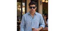 Load image into Gallery viewer, Blue Wayfarer Full Rim Unisex Sunglasses by John Jacobs-226548