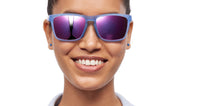 Load image into Gallery viewer, Blue Wayfarer Full Rim Unisex Sunglasses by Vincent Chase-211493