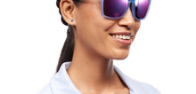 Load image into Gallery viewer, Blue Wayfarer Full Rim Unisex Sunglasses by Vincent Chase-211493