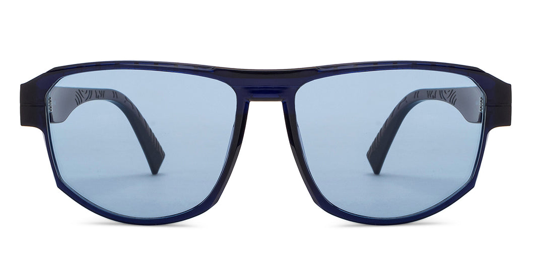 Blue Wayfarer Full Rim Unisex Sunglasses by Vincent Chase Online-207911