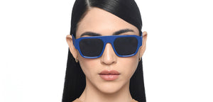 Blue Wayfarer Full Rim Unisex Sunglasses by Vincent Chase Polarized-216676
