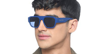 Load image into Gallery viewer, Blue Wayfarer Full Rim Unisex Sunglasses by Vincent Chase Polarized-216676