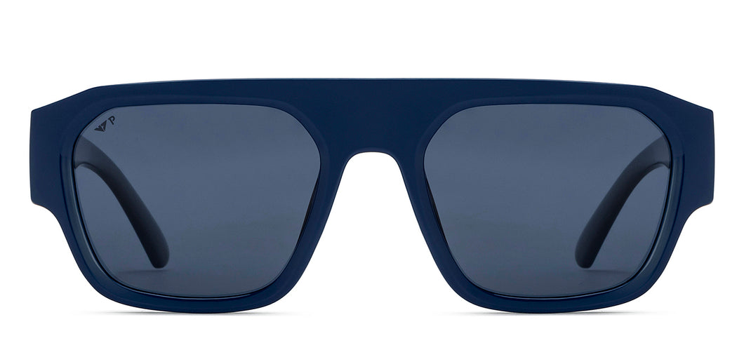 Blue Wayfarer Full Rim Unisex Sunglasses by Vincent Chase Polarized-216676