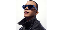 Load image into Gallery viewer, Blue Wayfarer Full Rim Unisex Sunglasses by Vincent Chase Polarized-216676