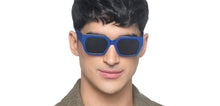 Load image into Gallery viewer, Blue Wayfarer Full Rim Unisex Sunglasses by Vincent Chase Polarized-216680