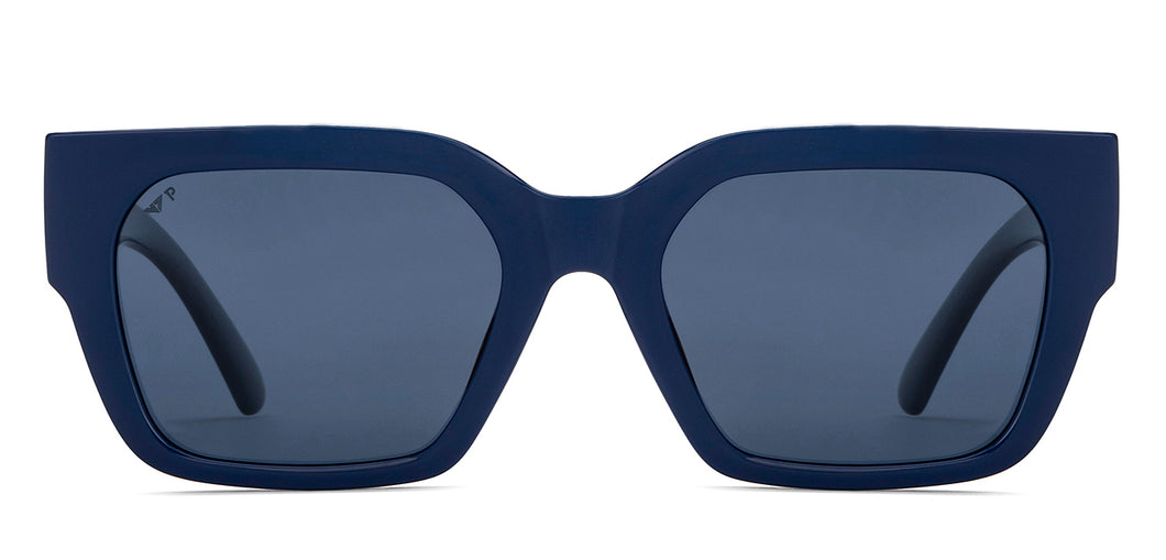 Blue Wayfarer Full Rim Unisex Sunglasses by Vincent Chase Polarized-216680