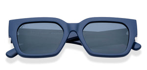 Blue Wayfarer Full Rim Unisex Sunglasses by Vincent Chase Polarized-216680