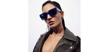 Load image into Gallery viewer, Blue Wayfarer Full Rim Unisex Sunglasses by Vincent Chase Polarized-216680