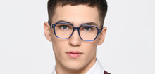 Load image into Gallery viewer, Blue Geometric Full Rim Unisex Eyeglasses by Lenskart STUDIO-218084