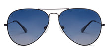 Load image into Gallery viewer, Black Aviator Full Rim Unisex Sunglasses by Vincent Chase Polarized-217962