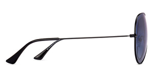 Black Aviator Full Rim Unisex Sunglasses by Vincent Chase Polarized-217962