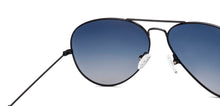 Load image into Gallery viewer, Black Aviator Full Rim Unisex Sunglasses by Vincent Chase Polarized-217962