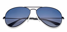 Load image into Gallery viewer, Black Aviator Full Rim Unisex Sunglasses by Vincent Chase Polarized-217962