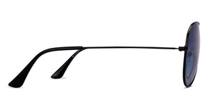 Black Aviator Full Rim Unisex Sunglasses by Vincent Chase Polarized-217631