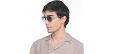 Load image into Gallery viewer, Gunmetal Aviator Full Rim Unisex Sunglasses by Vincent Chase Polarized-221011