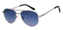 Load image into Gallery viewer, Gunmetal Aviator Full Rim Unisex Sunglasses by Vincent Chase Polarized-221011