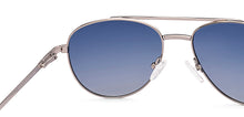 Load image into Gallery viewer, Gunmetal Aviator Full Rim Unisex Sunglasses by Vincent Chase Polarized-221011