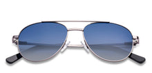 Load image into Gallery viewer, Gunmetal Aviator Full Rim Unisex Sunglasses by Vincent Chase Polarized-221011