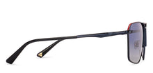 Load image into Gallery viewer, Navy Geometric Full Rim Unisex Sunglasses by Lenskart-235479