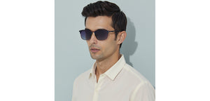 Red Square Full Rim Unisex Sunglasses by Lenskart-235478