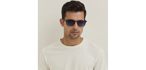 Red Square Full Rim Unisex Sunglasses by Lenskart-235478