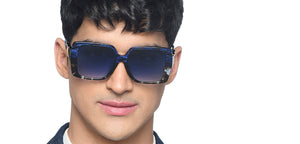 Tortoise Square Full Rim Women Sunglasses by John Jacobs-216831