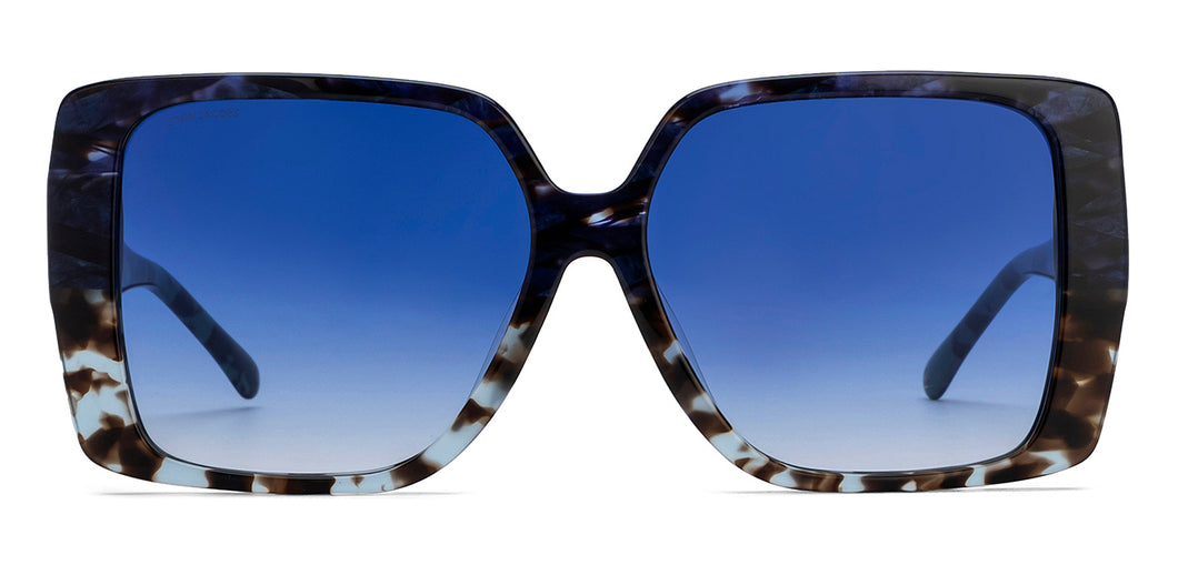 Tortoise Square Full Rim Women Sunglasses by John Jacobs-216831