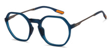 Load image into Gallery viewer, Blue Geometric Full Rim Unisex Eyeglasses by Lenskart Air-211431