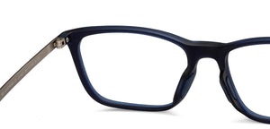 Blue Rectangle Full Rim Unisex Eyeglasses by Lenskart Air-211421