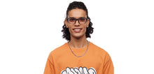 Load image into Gallery viewer, Blue Rectangle Full Rim Unisex Eyeglasses by Lenskart Air-211421