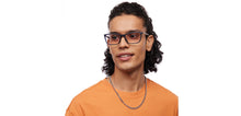 Load image into Gallery viewer, Blue Rectangle Full Rim Unisex Eyeglasses by Lenskart Air-211421