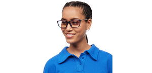 Blue Rectangle Full Rim Unisex Eyeglasses by Lenskart Air-211421