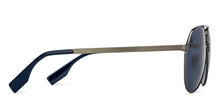 Load image into Gallery viewer, Gunmetal Aviator Full Rim Unisex Sunglasses by Vincent Chase Polarized-216026