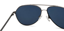 Load image into Gallery viewer, Gunmetal Aviator Full Rim Unisex Sunglasses by Vincent Chase Polarized-216026