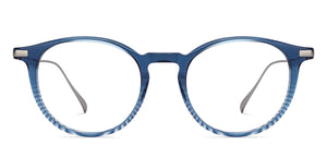 Blue Round Full Rim Unisex Eyeglasses by John Jacobs-152702