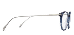 Blue Round Full Rim Unisex Eyeglasses by John Jacobs-152702