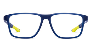 Blue Rectangle Full Rim Unisex Eyeglasses by Lenskart Air-217468