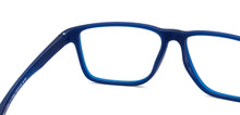 Load image into Gallery viewer, Blue Rectangle Full Rim Unisex Eyeglasses by Lenskart Air-217468