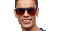 Load image into Gallery viewer, Blue Square Full Rim Unisex Sunglasses by Vincent Chase Online-209309