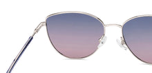 Load image into Gallery viewer, Silver Cat Eye Full Rim Women Sunglasses by John Jacobs-229409