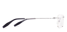 Load image into Gallery viewer, Blue Rectangle Rimless Unisex Eyeglasses by Vincent Chase-229218