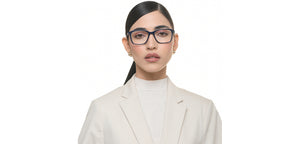 Blue Rectangle Full Rim Unisex Eyeglasses by John Jacobs-215572